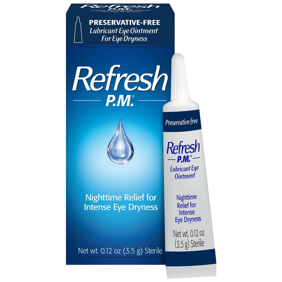 REFRESH P.M.®  Preservative-Free lubricating eye ointment